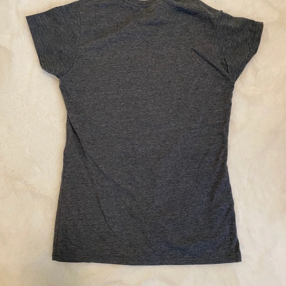 Kids' Short Sleeve Tee - Charcoal with Green Logo